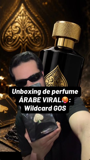 Unboxing de perfume árabe viral🥵: Wildcard de Game of Spades😎 #parati #fyp #perfume #humor #mexico