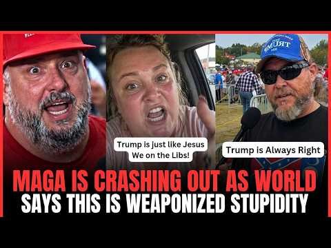 Trump Voters LOSING it in Public As the WORLD Calls America Uneducated