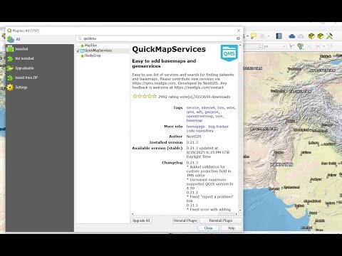Adding ESRI Basemaps in QGis project
