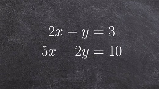 Learn how to solve a system of equations by substitution
