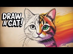 Draw a Cute Cat Step by Step | Easy Drawing Tutorial for Beginners & Art Lovers