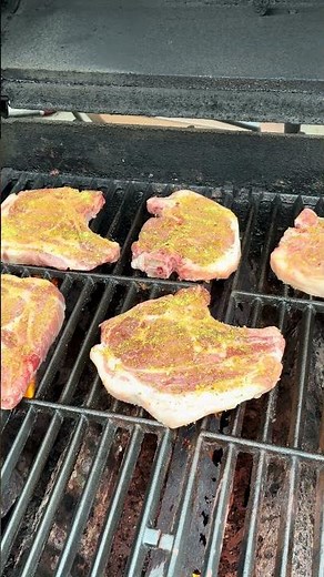 Grilled bone in pork chops recipe