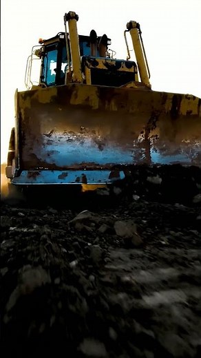 Massive Bulldozer in Action! 🚜 Epic Earthmoving Power & Dust