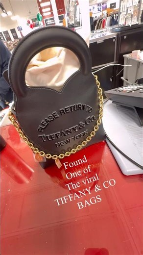 TIFFANY & CO ... I FOUND A VIRAL HANDBAG AT TJ MAXX BAG PLEASE RETURN TO TIFFANY NEW YORK MINI TOTE