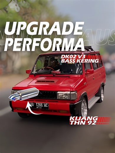 Kijang thn 92 upgrade performa pake ndk,suara mantap dan tarikan lebih bertenaga #ndk #ndkexhaust #doktermuffler #kijang #kijang92