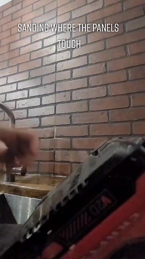 Painted Faux Brick Wall Tutorial