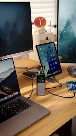 UGREEN Nexode Retractable 165W — fast charge, zero cable mess. Pull, plug, and power up wherever you go. #UGREEN #UGREENNexode #usbc #chargingcable #tech #powerbank | Ugreen Malaysia