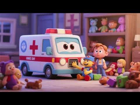 The Day Toy Ambulance Saved the Toys 🚑🧸 | Fun Kids Song & Nursery Rhyme