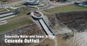 Sunrise Pump Station, stretch of Greenway Passage, and Cascade Outfall set to open on Evansville riverfront