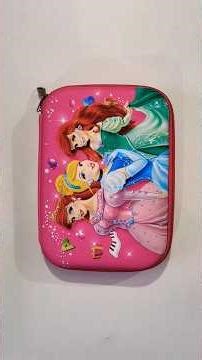 Disney Princess Pencil Case UNBOXING! 😱 #stationery #disneyprincess #pencilbox #schoolsupplies #cute