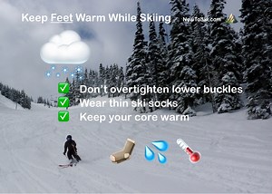 8 Tips to Keep Your Feet Warm While Skiing - newtoski