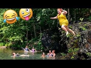 WATCH TILL THE END: The Funniest Cliff Jump Fail EVER! 😂🤣