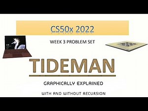 TIDEMAN - CS50x WEEK 3 PROBLEM SET | WALKTHROUGH & EXPLANATION OF PSET 3|WITH AND WITHOUT RECURSION