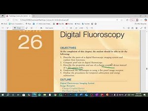 Digital Fluoroscopy | Lec 1 | General Radiology