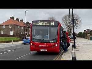 *BRAND NEW* Stagecoach London Route 124 Journey | Optare Metrocity EV | 45007 (YJ23EHY)