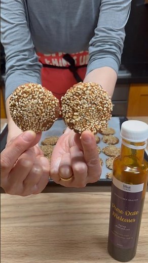 Date molasses tahini cookies