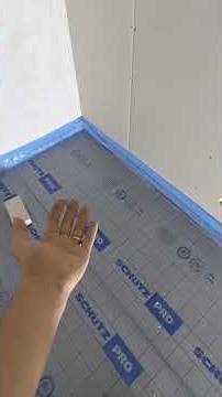 Impact sound insulation, first square meters - running smoothly #shk #diy #underfloorheating