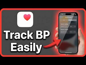 Apple Health Blood Pressure Tracking Made Easy - Here's How!