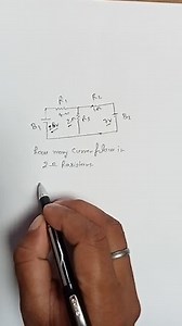Using superposition, find the current flowing through 2ohm resi... | Filo