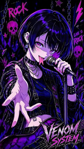 🐍 VENOM SYSTEM // V2 / TOXIC（Short Ver.） #shorts #オリジナルMV #ROKΛI #オリジナル曲 #No9 #music #ロック #サイバーパンク