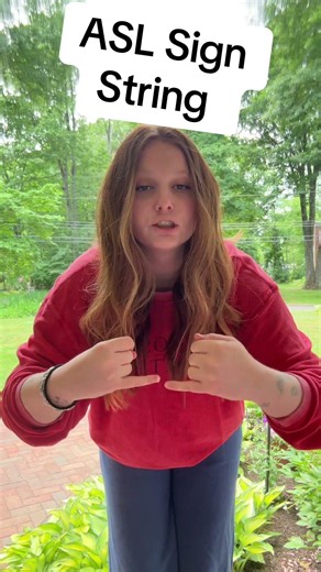 Learn How To Sign "String" in ASL for Beginners | American Sign Language #shorts
