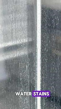 “How to remove hard water stains” | most asked question in window cleaning #hardwater #windows