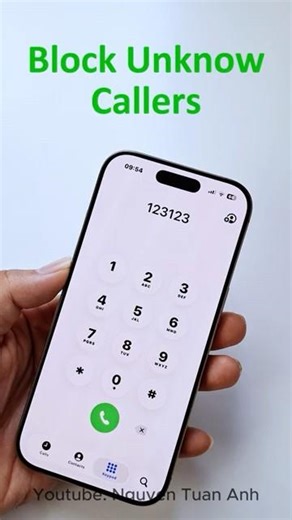 How to block unknow callers on iphone