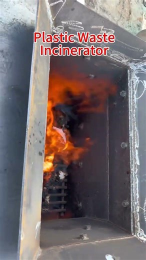 Plastic Waste Incinerator #industrialwasteincinerator #smallincinerator #wasteincinerator
