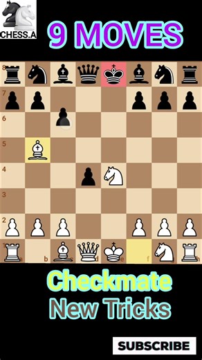 🔥 9 Moves Checkmate Trap | Fastest Queen Attack