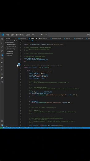 How To Live share Your Code using VsCode. #vscode #codingforbeginners #codingtips #coding #shorts