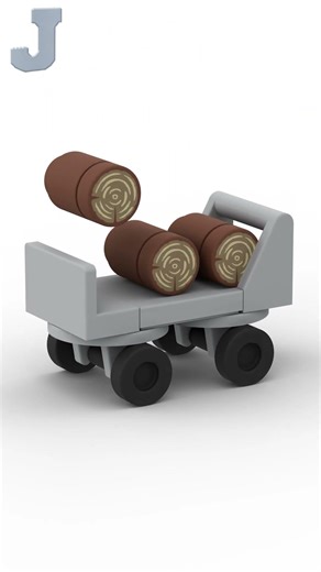 LEGO Firewood Cart Speed Build #letsbuildlego