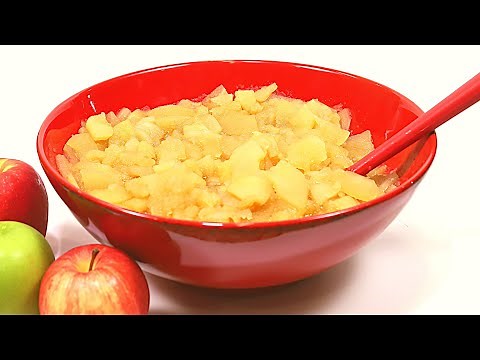 Homemade Chunky Applesauce with Only 2 Ingredients! Fantastic!