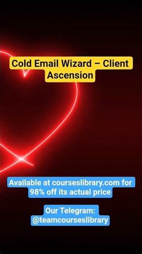 Cold Email Wizard – Client Ascension(courseslibrary.com)