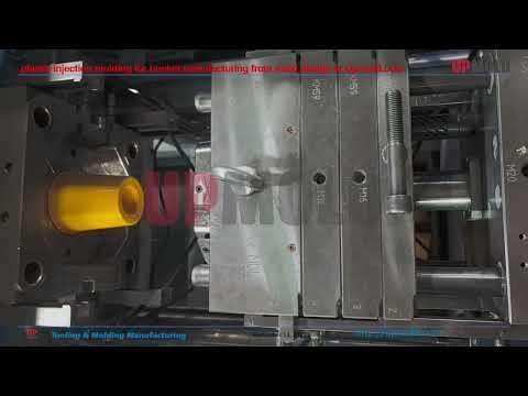 Plastic injection molding for bucket manufacturing from mold design at Upmold.com