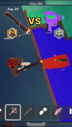 Raygun vs Infernal Crossbow ⚡ Which is OP? 😱 | 99 Nights Survive Forest #roblox