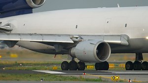 Airplane moving in slow motion - Free Stock Video