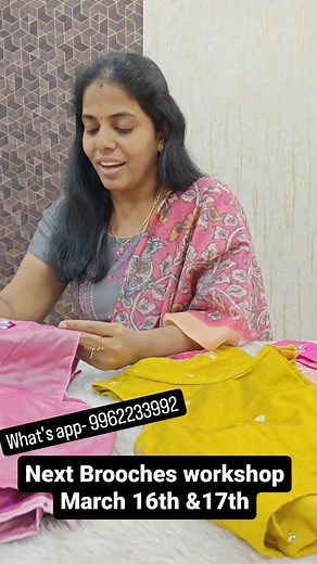 9K views · 130 reactions | Two days of brooches workshop Date:March...