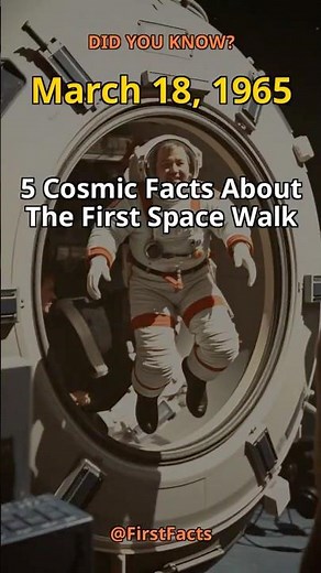 The Amazing Story of The First Space Walk | Historical Facts