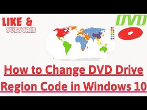How to Change DVD Drive Region Code in Windows 10