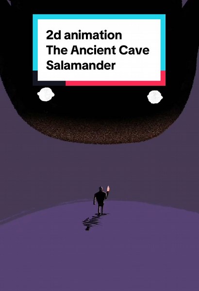 The legend of the ancient cave salamander. This is a frame by frame animation I made using #procreate and has a total of 3 frames. #animation #framebyframe #digitalanimation #framebyframeanimation #fantasyart #creaturedesign