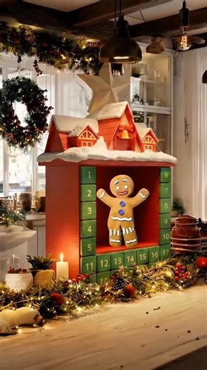 陳嘉雯 on Instagram: "Merry Christmas 🎅🎁🎄💖💋✨ 3D printed Advent Calendar House is here! Every door hides a story… step inside my 3D printed holiday wonderland 🎅🏼 Donde la tradición se encuentra con la tecnología: una Casa Calendario de Adviento de Creality, recién salida de la impresora 🏠🎁 Printer: @creality3d K2 Series Video: @carmen_chan2000 Model: @creality_cloud @creality3d @creality_cloud #Creality #K2 #merryxmas #AdventCalendarHouse"