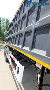 80 Ton Dump Trailer in Mali | Heavy Duty African Road Beast #shorts