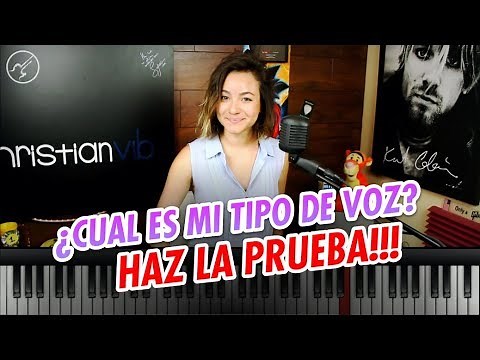 CUAL ES MI TIPO DE VOZ? | Haz la prueba en UN MINUTO | Rango Vocal | Clases de Canto