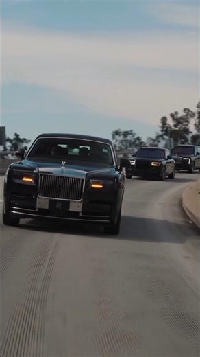 Four Rolls-Royce Phantoms Glide in Perfection — The Definition of Presence