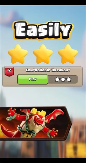 12th Challenge 3 Star Guide – Controllable Breakout Easy Trick!