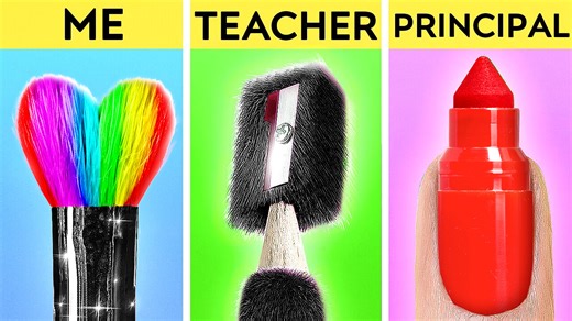 2.1K views · 34 reactions | Nerd vs popular vs teacher || first to finish art school wins! | 123 GO | Facebook