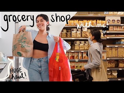 come grocery shopping with me + huge food/snacks haul *MOVING VLOG 4*
