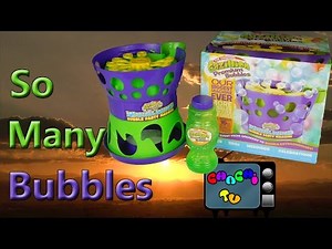 Gazillion Bubbles Machine Review!