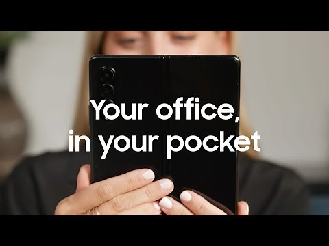 Galaxy Z Fold3 5G: Your office, in your pocket