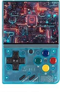Miyoo Mini Handheld Game Console,2.8 Inch IPS Classic System Retro Video Games Consoles,with 128G TF Card and Wireless Networt Handheld Console Casual Game Console(Blue)